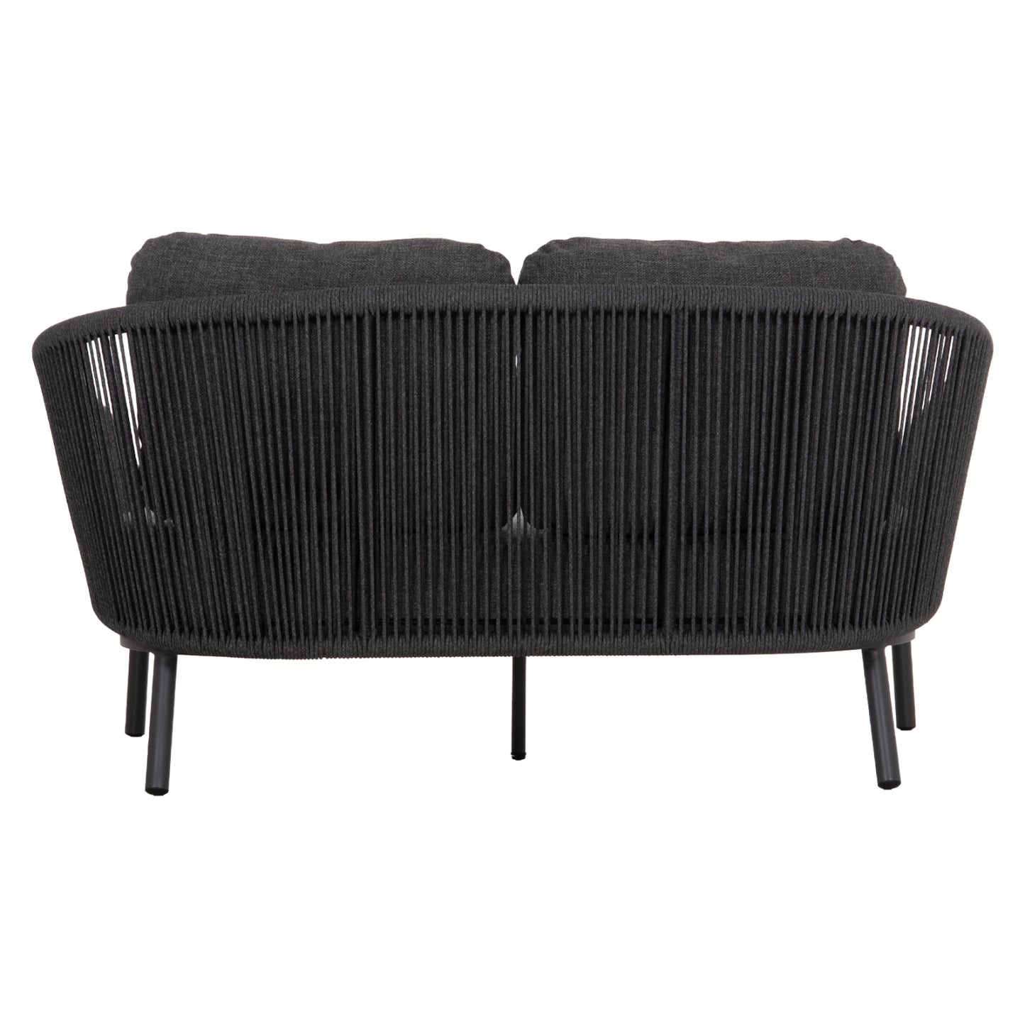 DAYBED SERIES XANTION HM6474.01 DARK GREY ALUMINUM-ROPE-OLEFIN FABRIC 157x147x88Hcm.