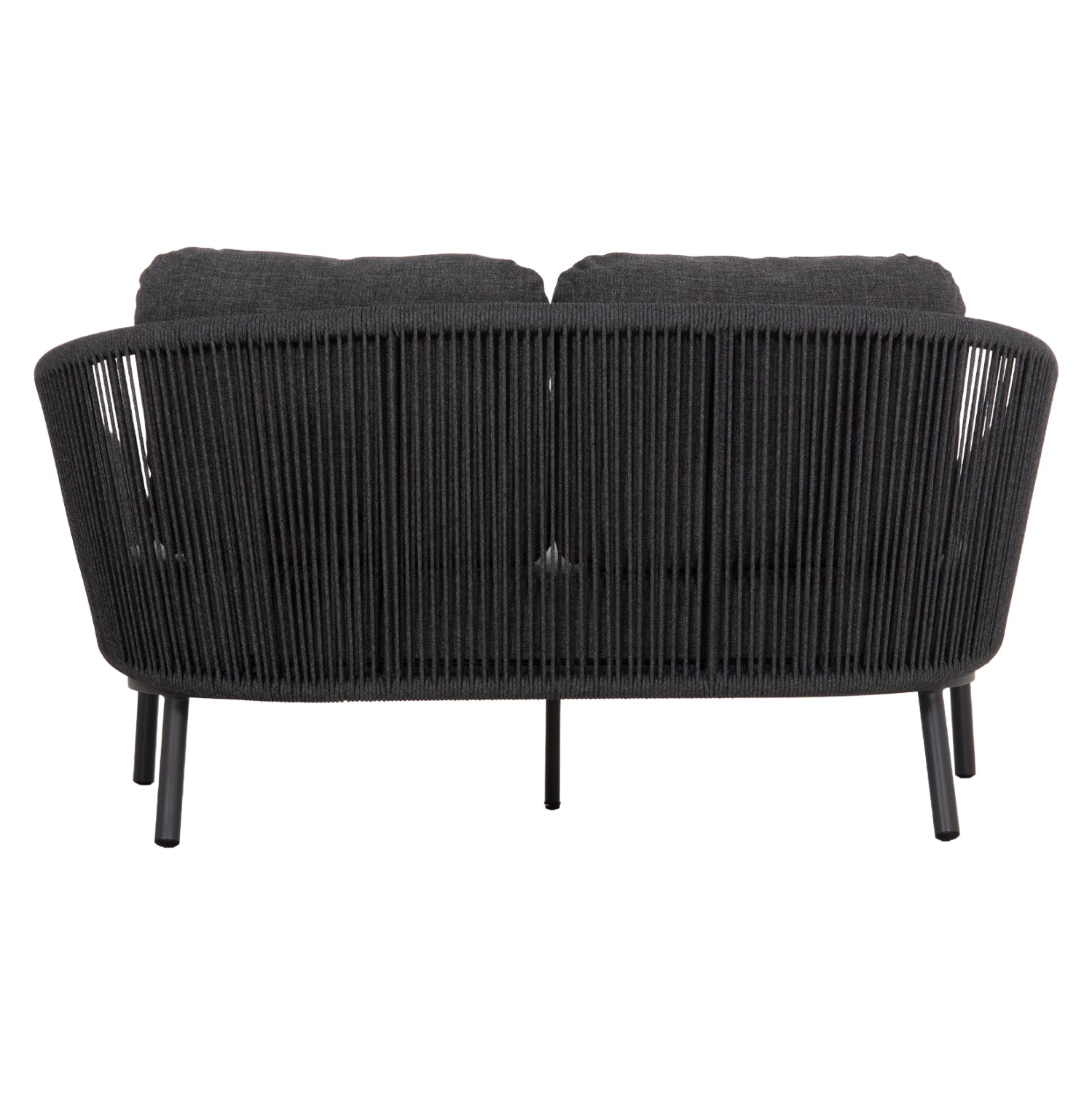 DAYBED SERIES XANTION HM6474.01 DARK GREY ALUMINUM-ROPE-OLEFIN FABRIC 157x147x88Hcm.