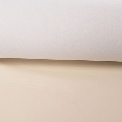 PU LEATHER IN BEIGE COLOR HM18332.03 147cm. WIDTH