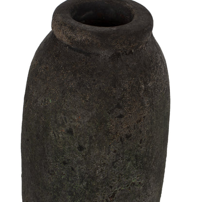 DECOR VASES 3PCS HM7711 TERRACOTTA FOSSIL GREY