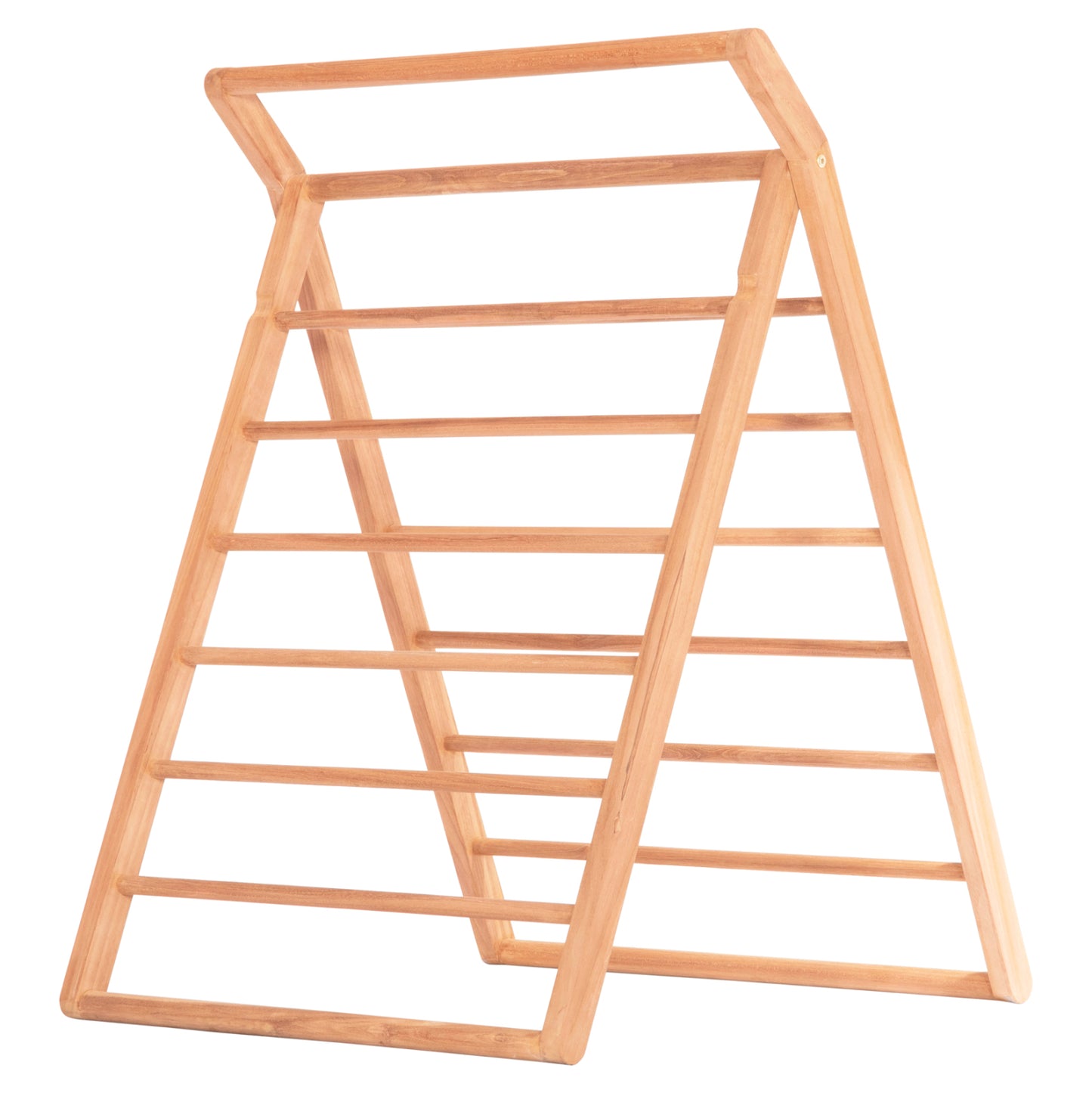 DECORATIVE FLOOR HANGER METIC HM18139 TEAK WOOD IN NATURAL 70x70x102.5Hcm.