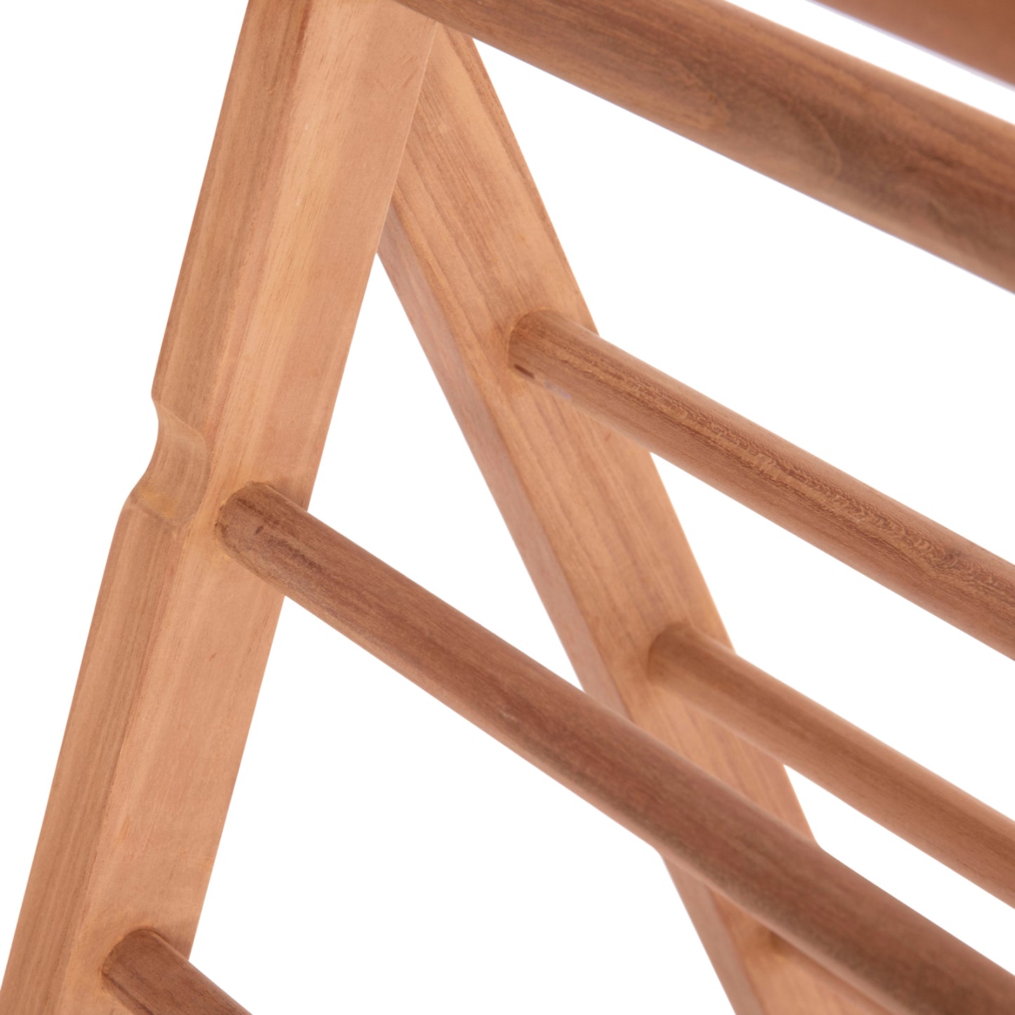 DECORATIVE FLOOR HANGER METIC HM18139 TEAK WOOD IN NATURAL 70x70x102.5Hcm.