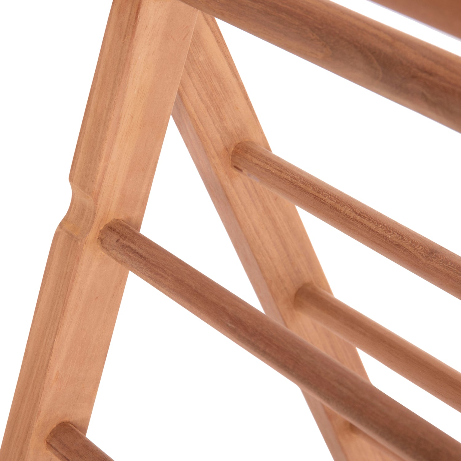 DECORATIVE FLOOR HANGER METIC HM18139 TEAK WOOD IN NATURAL 70x70x102.5Hcm.