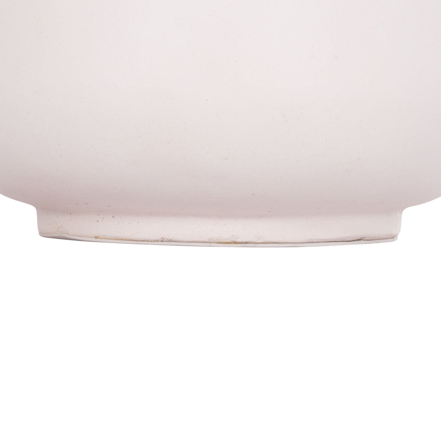 DECORATIVE FLOOR VASE LINTER HM4662.02L FIBER CEMENT IN WHITE--TEAK WOOD Φ41x47Hcm.