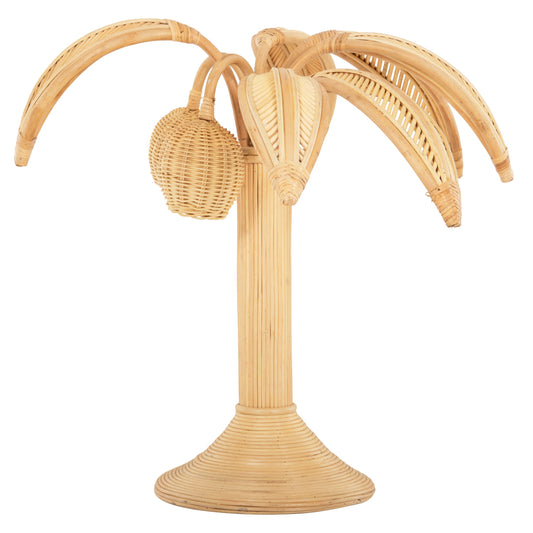 DECORATIVE TREE COCOON HM4319 COCONUT-TYPE MADE OF NATURAL RATTAN Φ88x84Hcm.