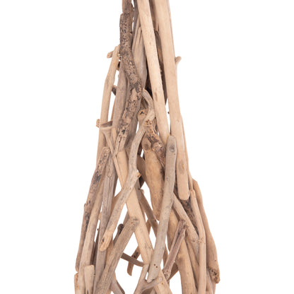 DECORATIVE FLOOR STANDING LAMP FLAMER HM4439 DRIFTWOOD IN NATURAL 30x30x179Hcm.