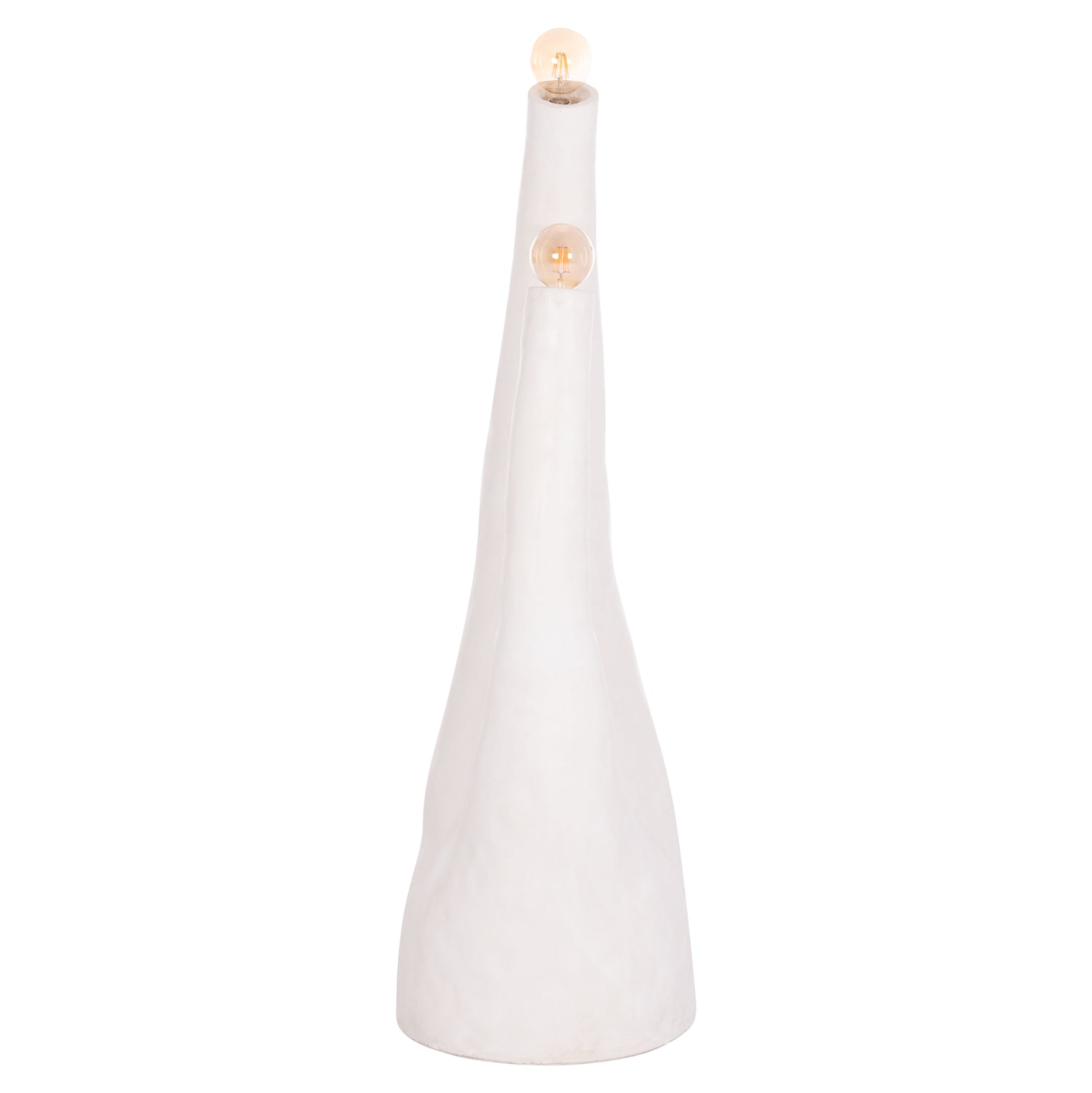 DECORATIVE FLOOR LAMP TUSKEN HM4702.02 FIBER CEMENT-WHITE 50x43x145Hcm.