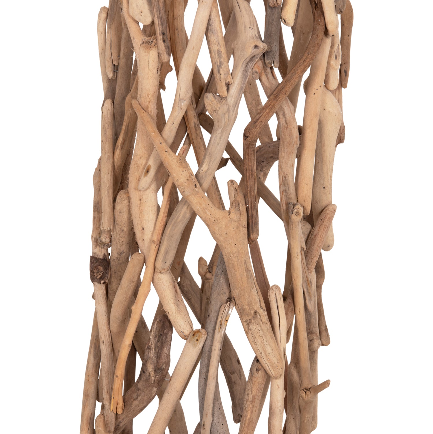 DECORATIVE FLOOR STANDING LAMP VEKNA HM4877 DRIFTWOOD IN NATURAL 30x30x140Hcm.