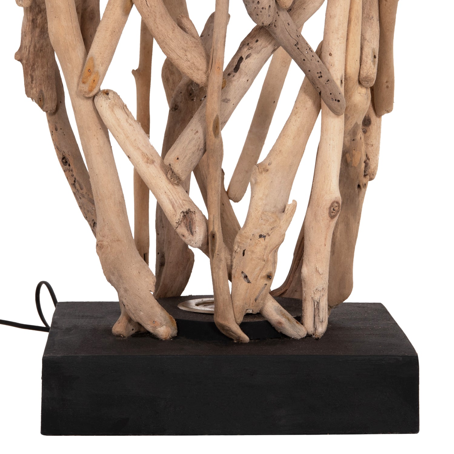 DECORATIVE FLOOR STANDING LAMP VEKNA HM4877 DRIFTWOOD IN NATURAL 30x30x140Hcm.