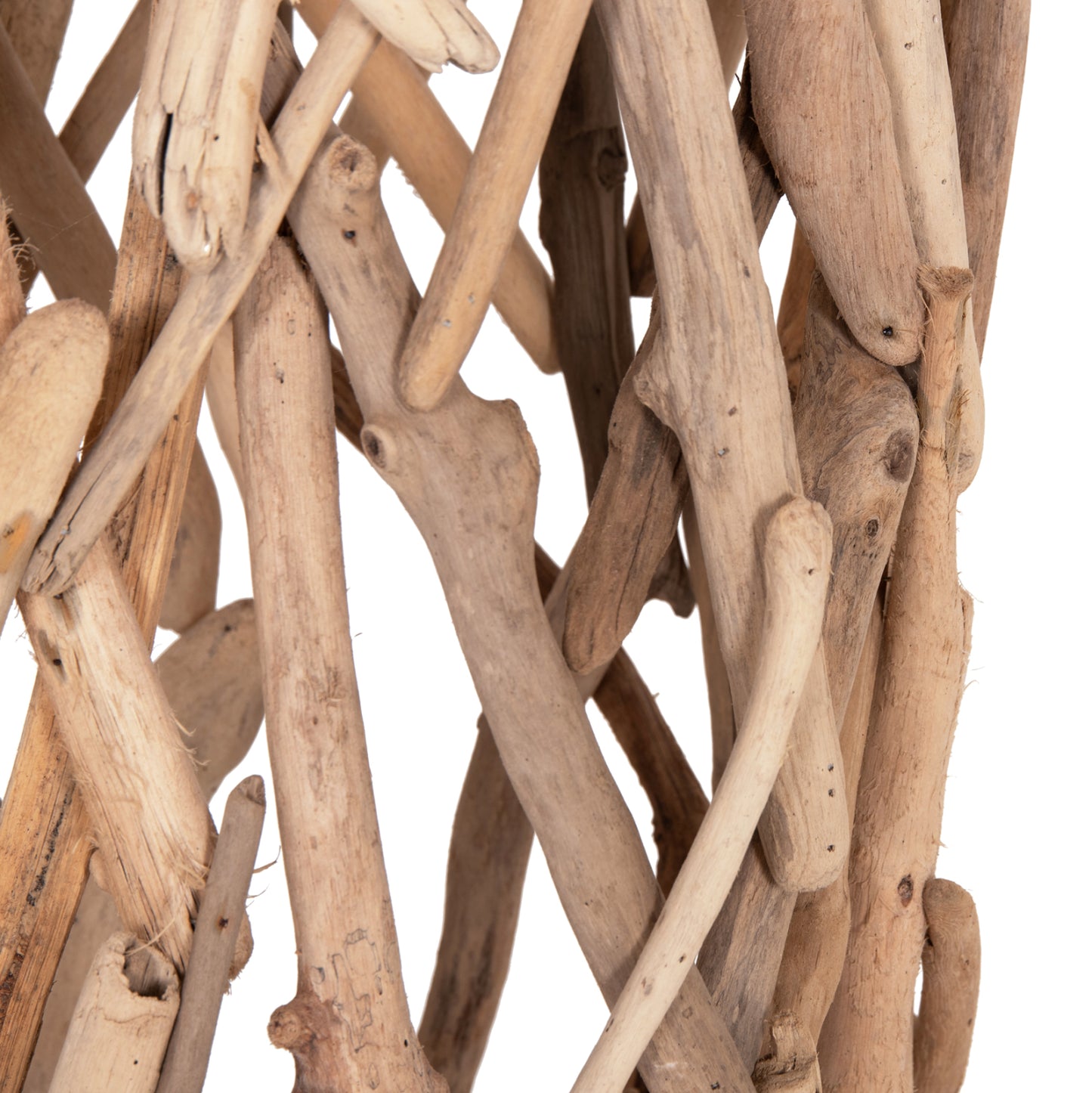 DECORATIVE FLOOR STANDING LAMP VEKNA HM4877 DRIFTWOOD IN NATURAL 30x30x140Hcm.