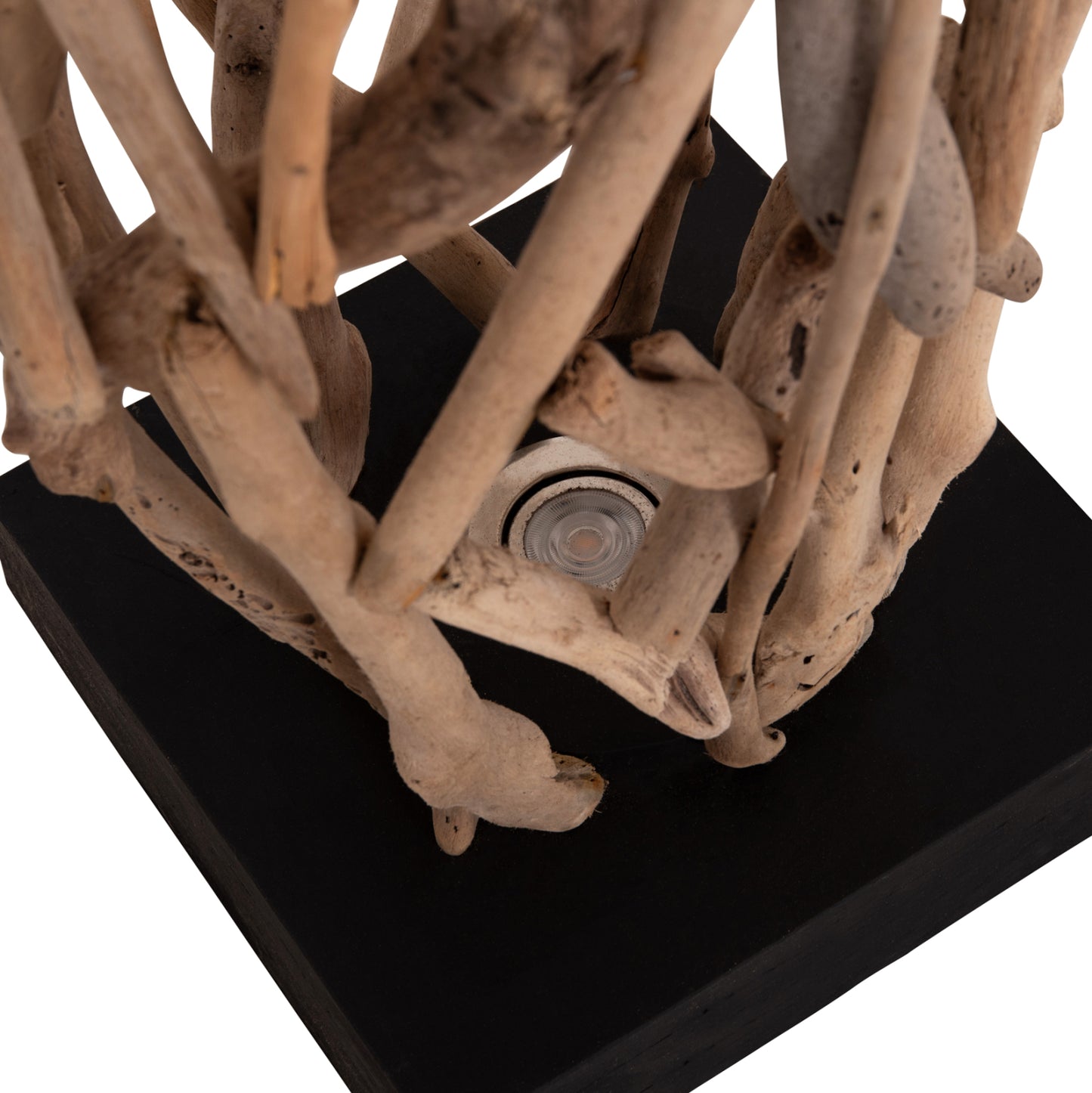 DECORATIVE FLOOR STANDING LAMP VEKNA HM4877 DRIFTWOOD IN NATURAL 30x30x140Hcm.