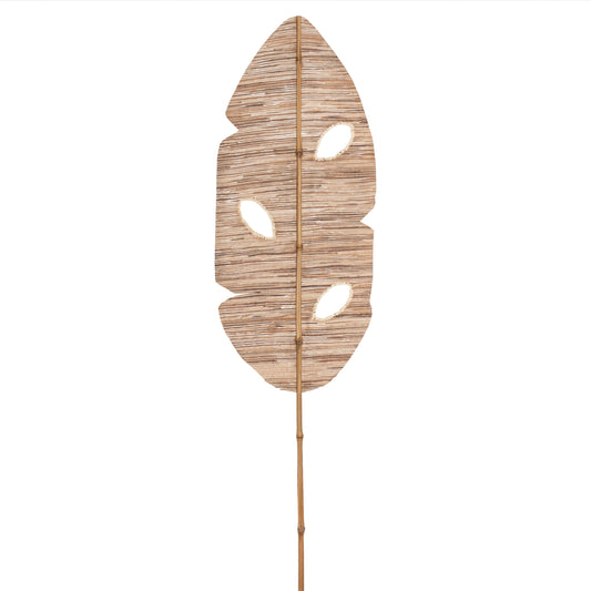 DECORATIVE LEAF ΗΜ7872 WATER HYACINTH IN NATURAL COLORING 32x200x3 cm.