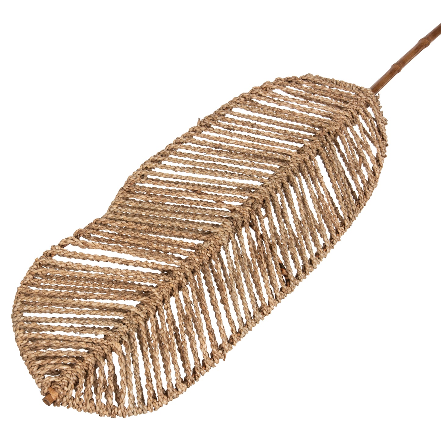 DECORATIVE LEAF HM7823.01 MADE OF BAMBOO AND SEAGRASS NATURAL  78Χ30x200Hcm.