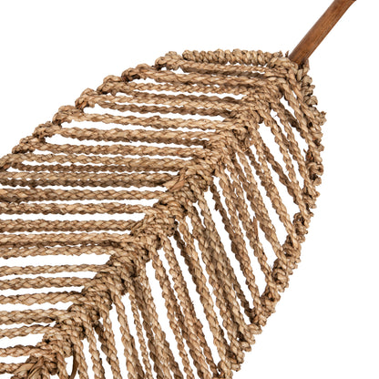 DECORATIVE LEAF HM7823.01 MADE OF BAMBOO AND SEAGRASS NATURAL  78Χ30x200Hcm.
