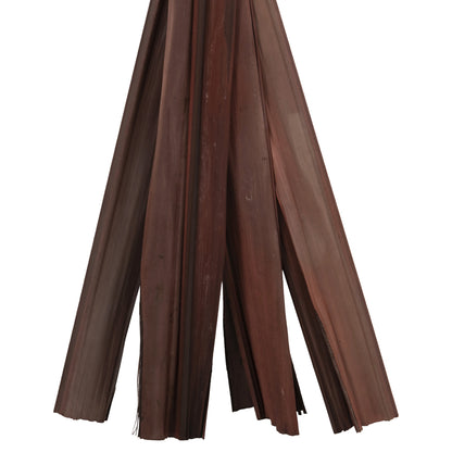 DECORATIVE DRIED SWORD LEAF BOUQUET HM7965 10PCS BROWN 120Hcm.