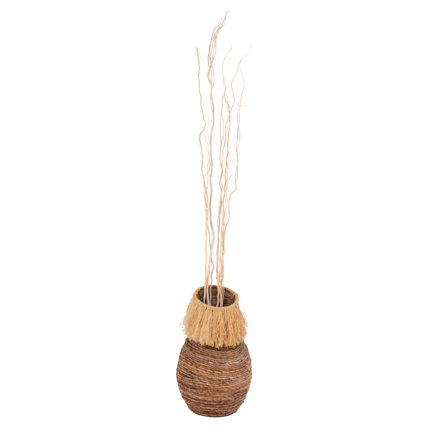 DECORATIVE BOUQUET 5PCS DRIED WILLOW BRANCHES HM7966 CREAM 170Hcm.
