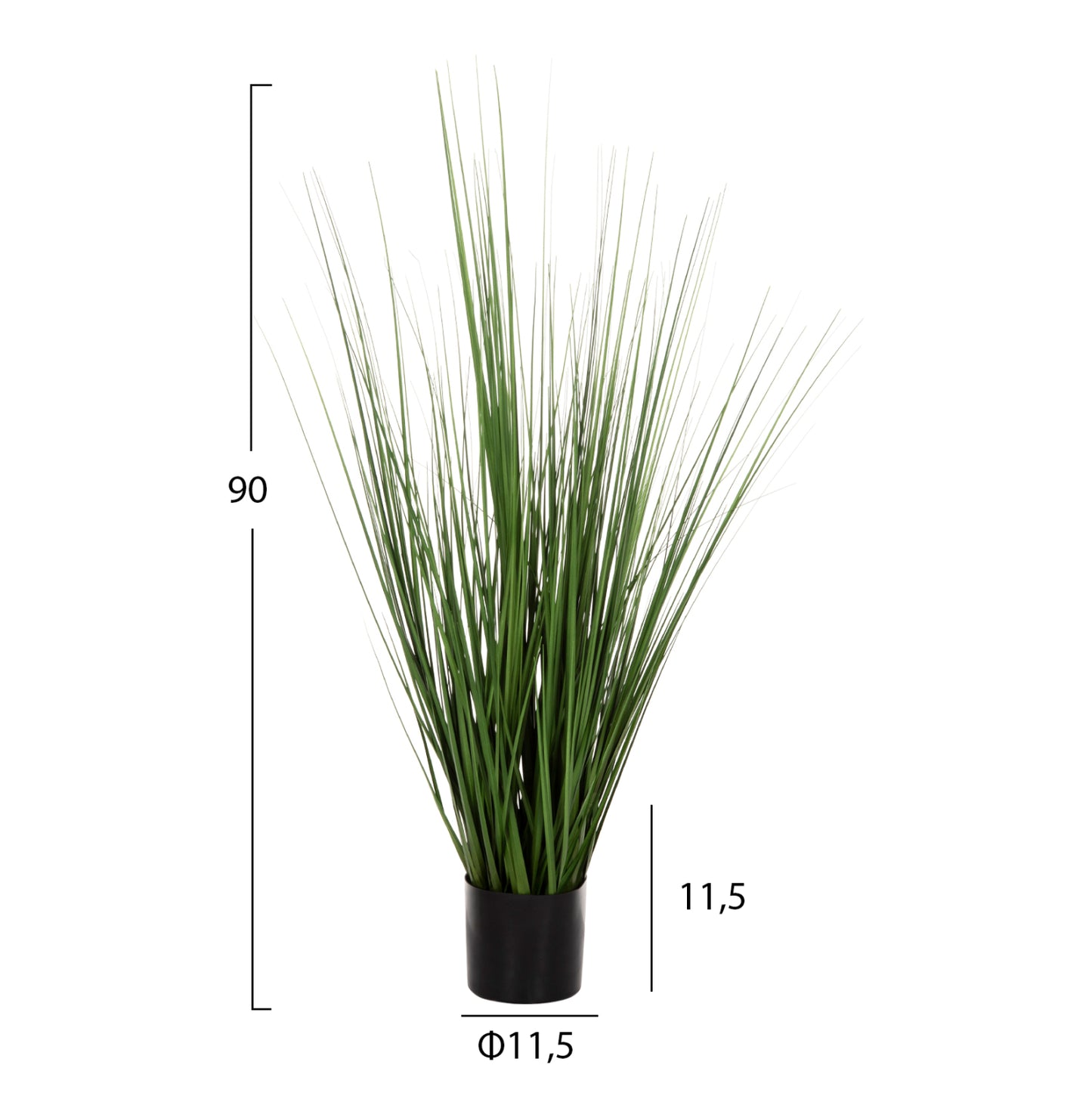 DECORATIVE SYNTHETIC PLANT IN POT HM4013 GRASS Φ11,5x11,5-90Hcm.