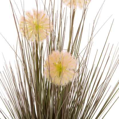 DECORATIVE SYNTHETIC PLANT IN POT HM4016 DANDELION/GRASS Φ9.5x9-62Hcm.