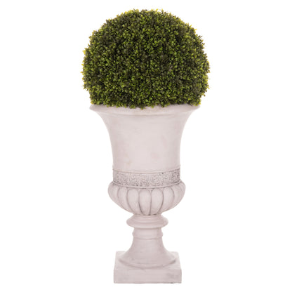 DECORATIVE SYNTHETIC PLANT IN AMPHORA HM4023 TOPIARY BOXWOOD 82H cm.