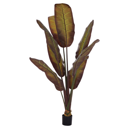 DECORATIVE SYNTHETIC PLANT IN POT HM4740 JAPANESE BANANA 85x75x225Hcm.