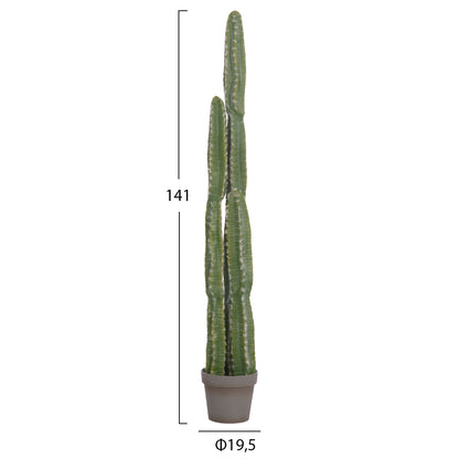 DECORATIVE SYNTHETIC PLANT IN POT HM4741 CACTUS Φ19.5x141Hcm.