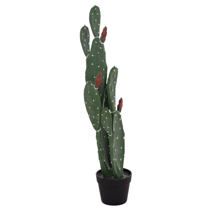 DECORATIVE SYNTHETIC PLANT IN POT HM4748 CACTUS 16x20x85Hcm.