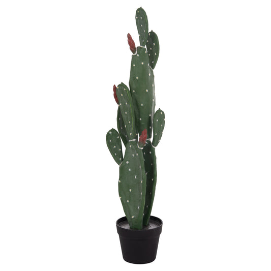 DECORATIVE SYNTHETIC PLANT IN POT HM4748 CACTUS 16x20x85Hcm.