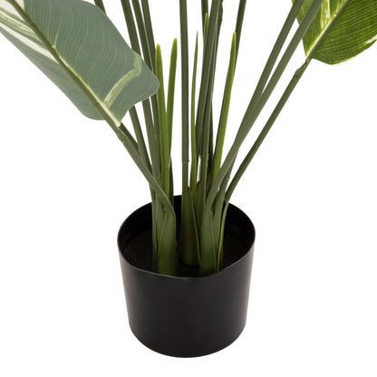 DECORATIVE SYNTHETIC PLANT IN POT HM7997 CALATHEA 140Hcm.