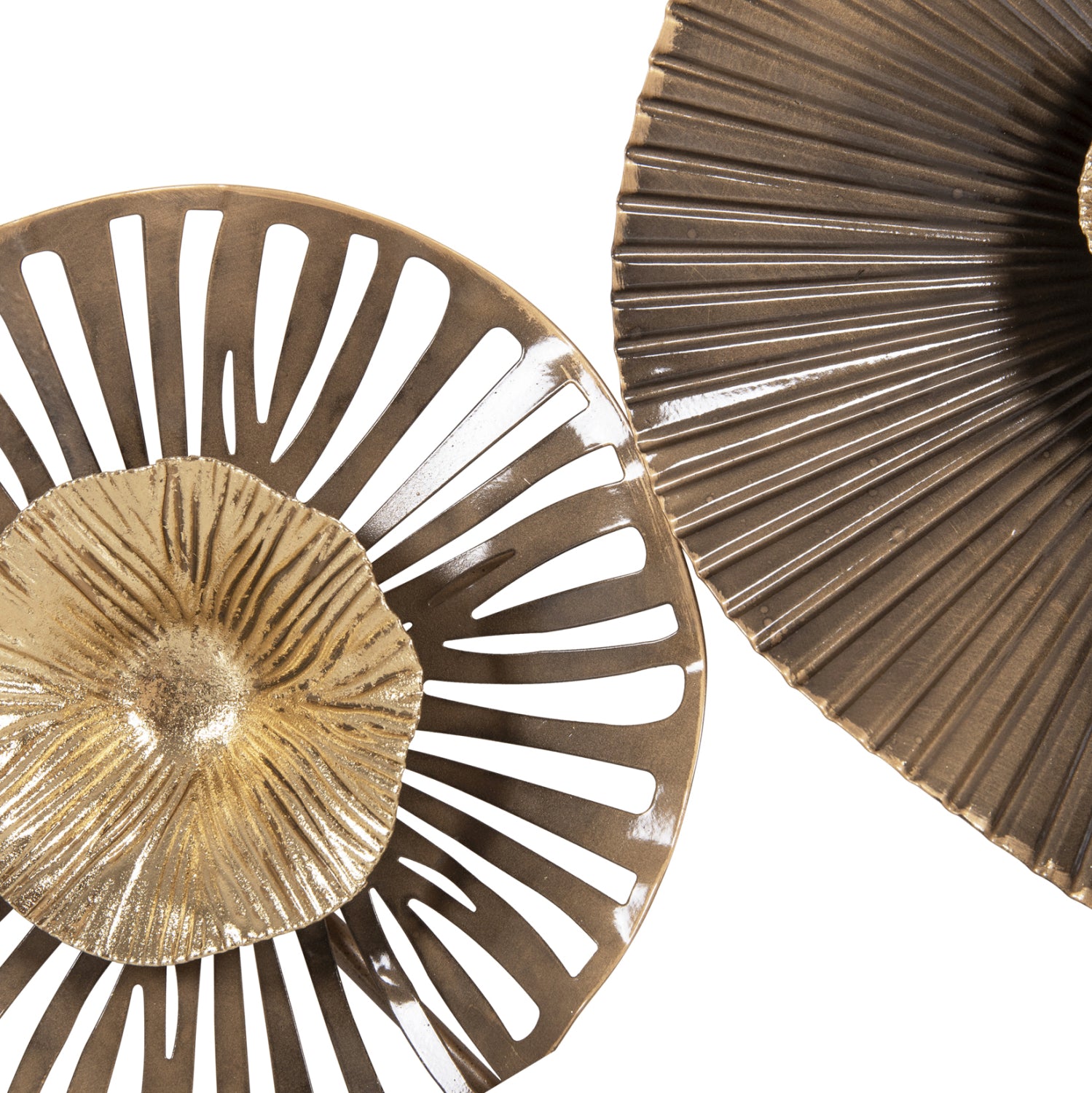 WALL DECOR HM4199 METAL IN EARTH TONES 83x48Hcm.