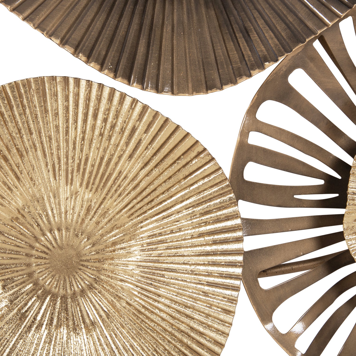 WALL DECOR HM4199 METAL IN EARTH TONES 83x48Hcm.