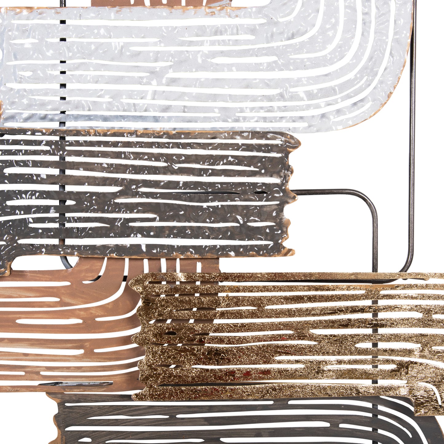 WALL DECORATION HM4206 METAL IN VARIOUS COLORS 58x4x109cm.