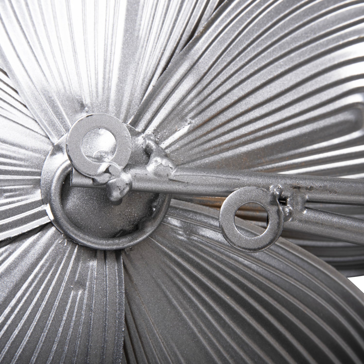 WALL DECOR HM4214 METAL IN WHITE-GREY-GOLD 51x7,5x120cm.