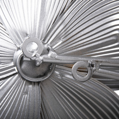 WALL DECOR HM4214 METAL IN WHITE-GREY-GOLD 51x7,5x120cm.