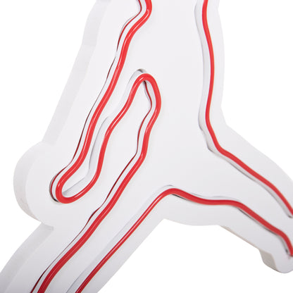 WALL DECORATION ILLUMINATED (LED) HM4651 BASKETBALL LEGEND FIGURE 40x2x39,5Hcm.