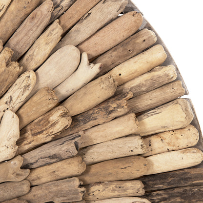 WALL DECORATION ROUND CHIIKI HM4300 DRIFTWOOD IN NATURAL Φ98 cm.