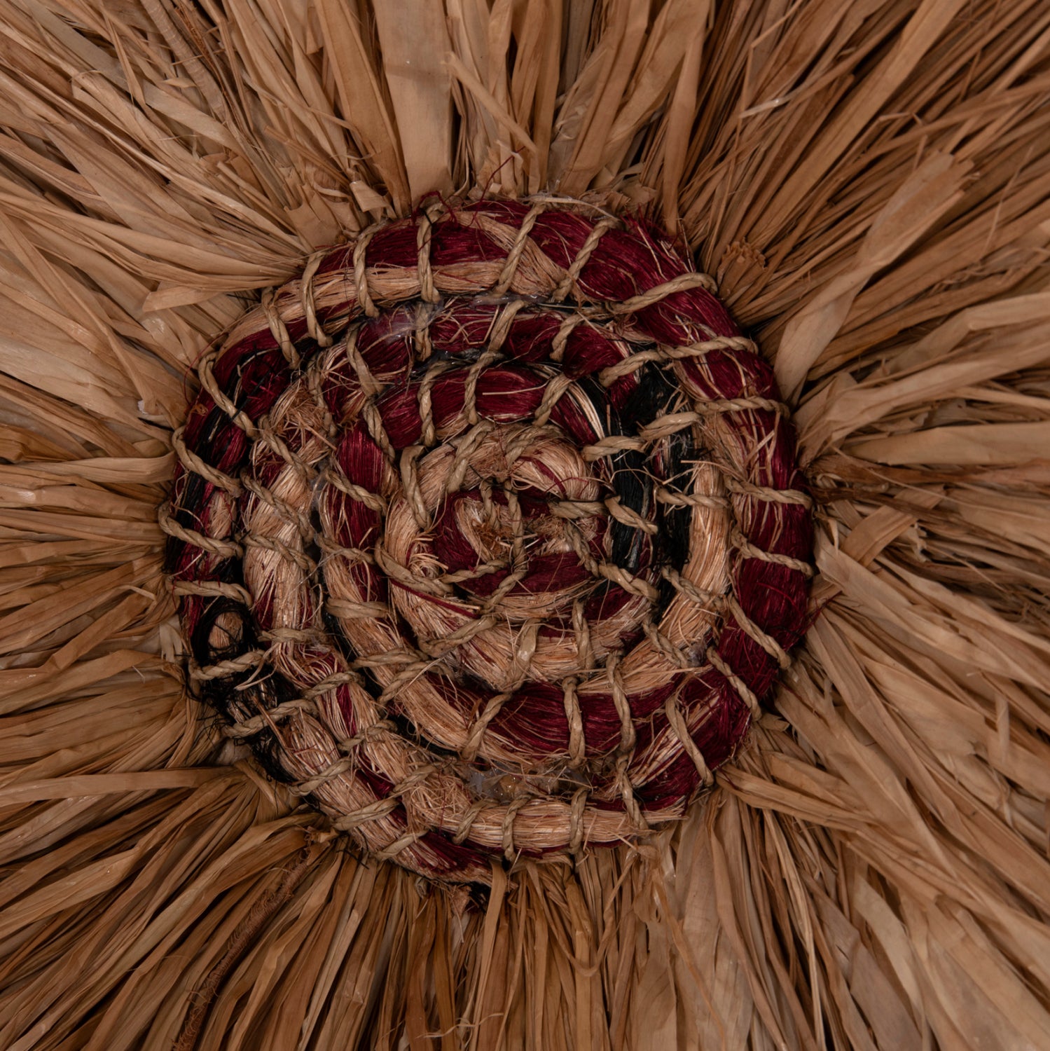 WALL DECORATION ROUND ABOR HM4717 SISAL FIBERS IN NATURAL Φ60cm.