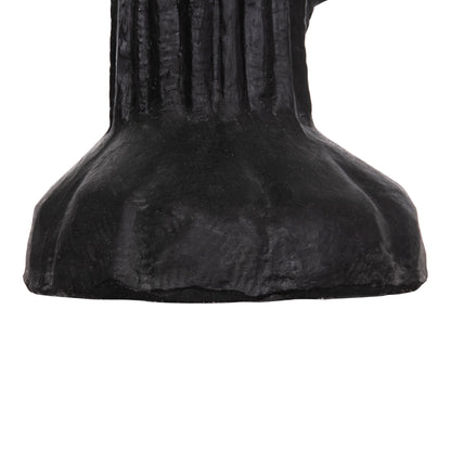DECORATIVE FLOOR STANDING CACTUS HM4386.01L PLASTER IN BLACK 63x37x150Hcm.