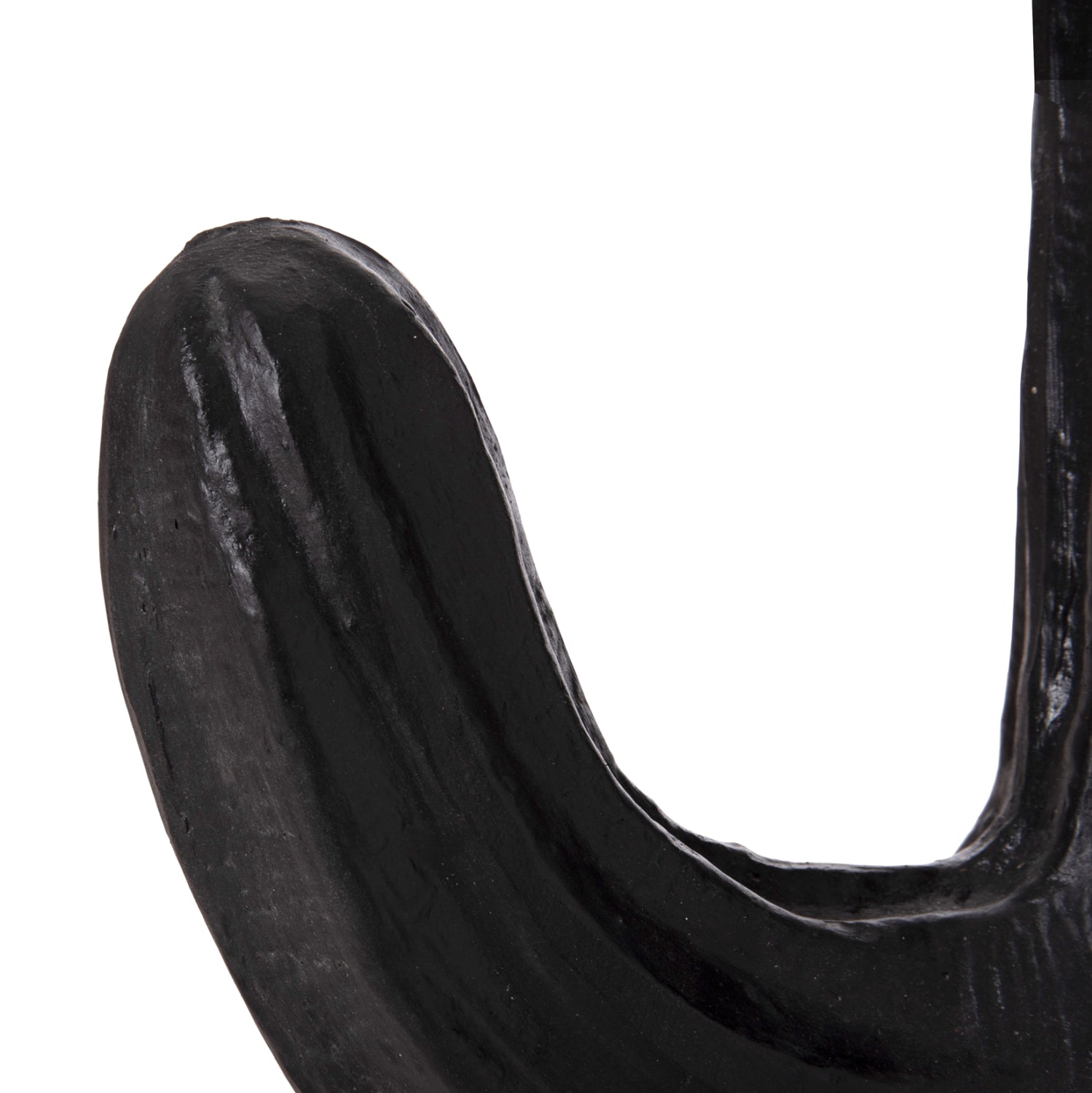 DECORATIVE FLOOR STANDING CACTUS HM4386.01S PLASTER IN BLACK 42x30x74Hcm.