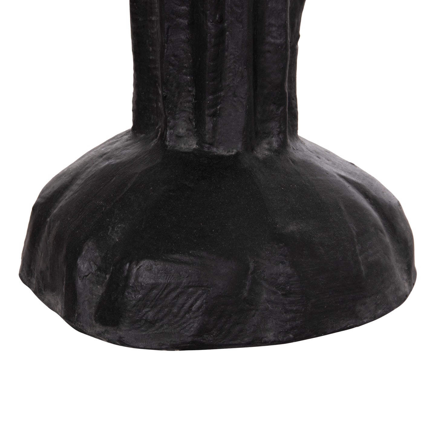 DECORATIVE FLOOR STANDING CACTUS HM4386.01S PLASTER IN BLACK 42x30x74Hcm.
