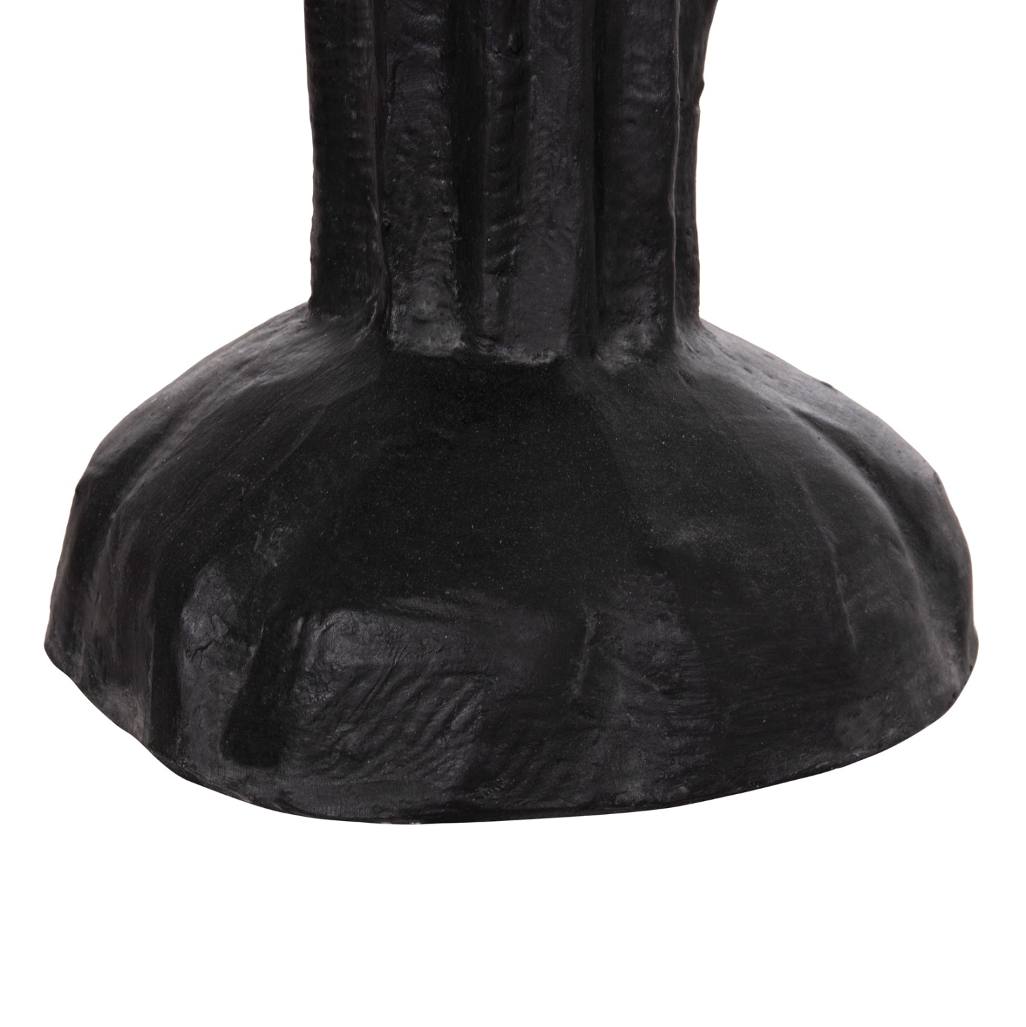 DECORATIVE FLOOR STANDING CACTUS HM4386.01S PLASTER IN BLACK 42x30x74Hcm.