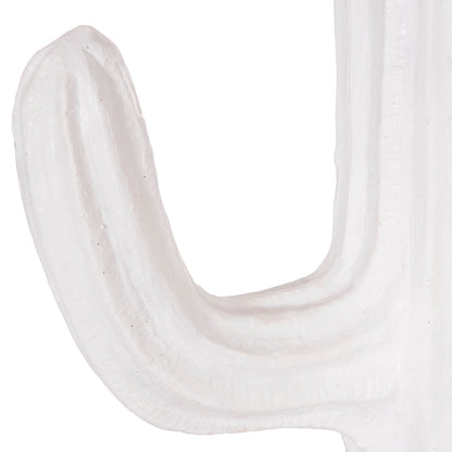 DECORATIVE FLOOR STANDING CACTUS HM4386.02L PLASTER IN WHITE 63x37x150Hcm.