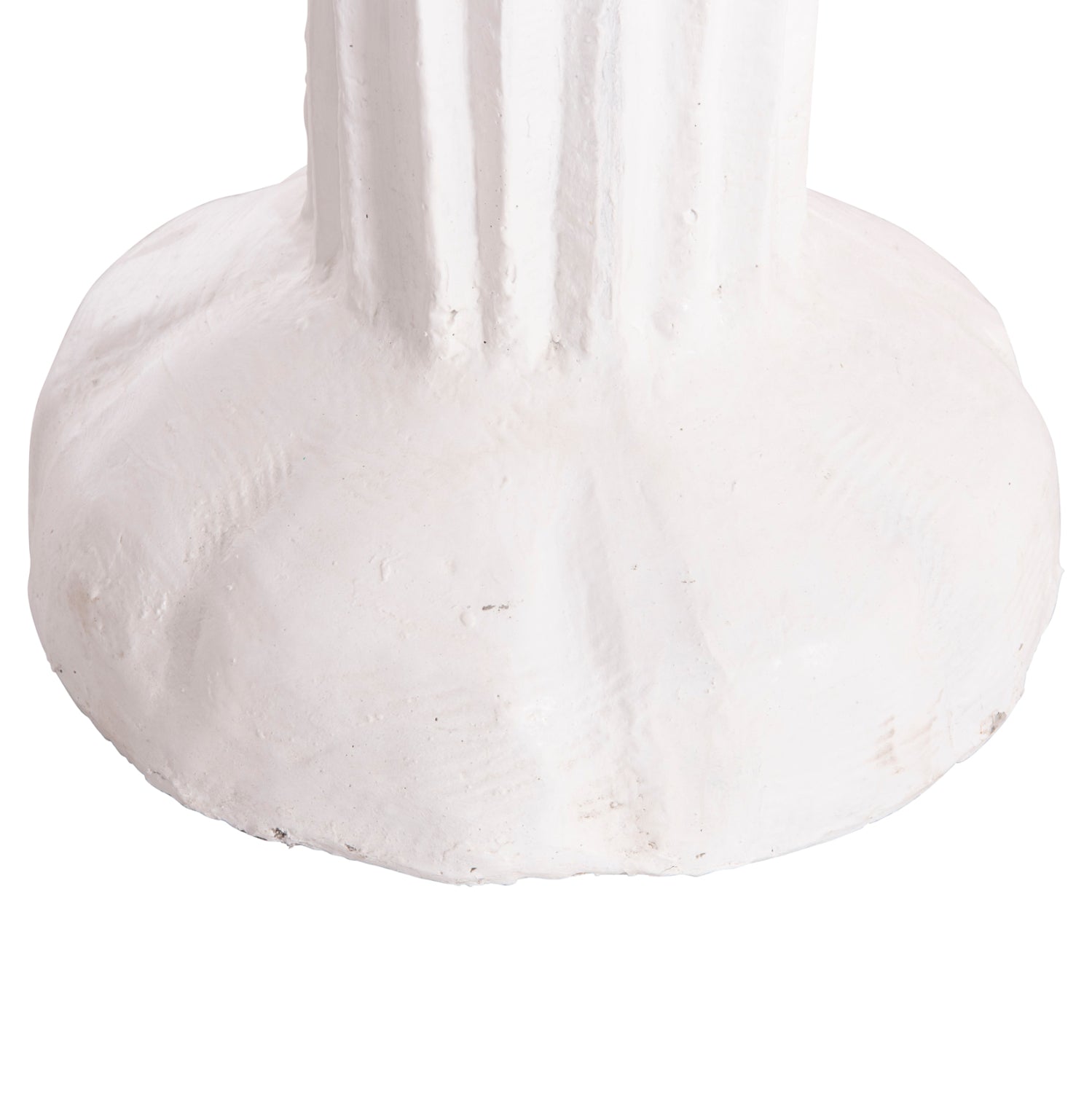 DECORATIVE FLOOR STANDING CACTUS HM4386.02L PLASTER IN WHITE 63x37x150Hcm.