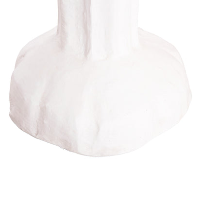 DECORATIVE FLOOR STANDING CACTUS HM4386.02S PLASTER IN WHITE 42x30x74Hcm.