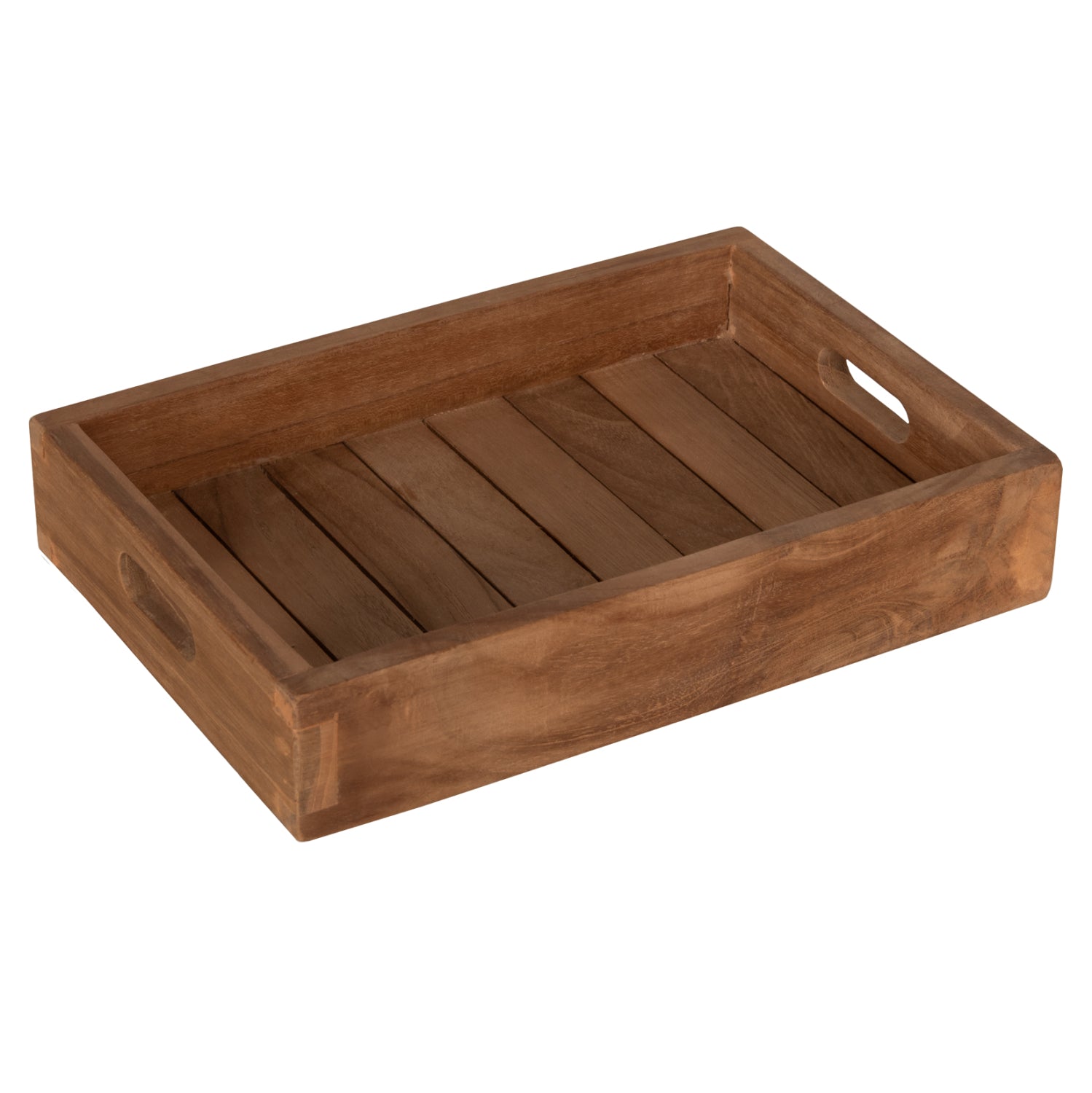 TREY SET 3PCS HM7894 TEAK WOOD IN NATURAL COLOR 39x29x7cm.