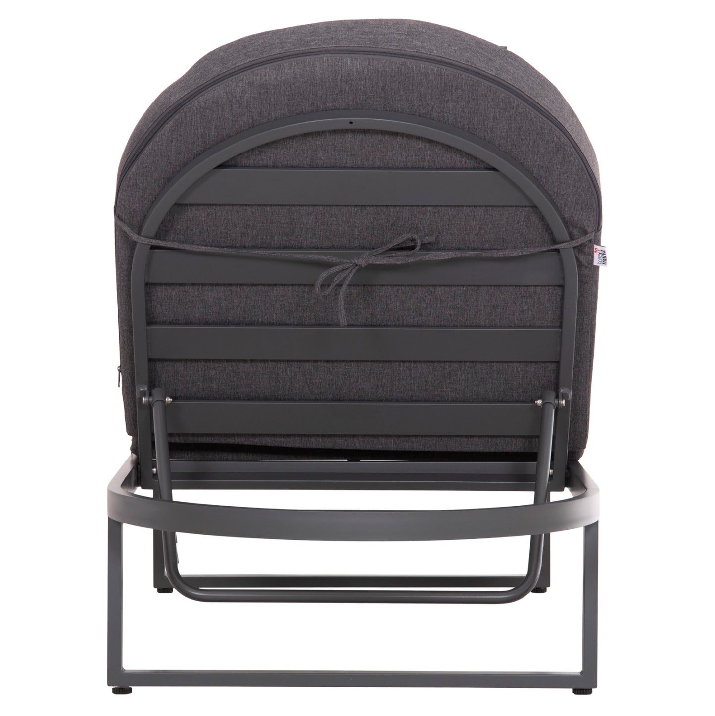 PROFESSIONAL SUNLOUNGER MALLOW HM10715.03 DARK GREY ALUMINUM & CUSHION 198x71x40,5-103Hcm.
