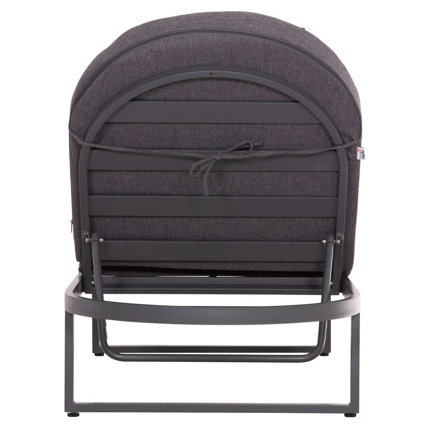 PROFESSIONAL SUNLOUNGER MALLOW HM10715.03 DARK GREY ALUMINUM & CUSHION 198x71x40,5-103Hcm.