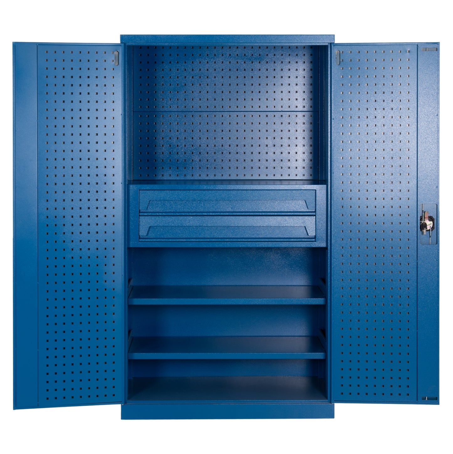 PROFESSIONAL HEAVY DUTY STORAGE CABINET BRUTE HM6639 METAL IN BLUE 100x50x180Hcm.
