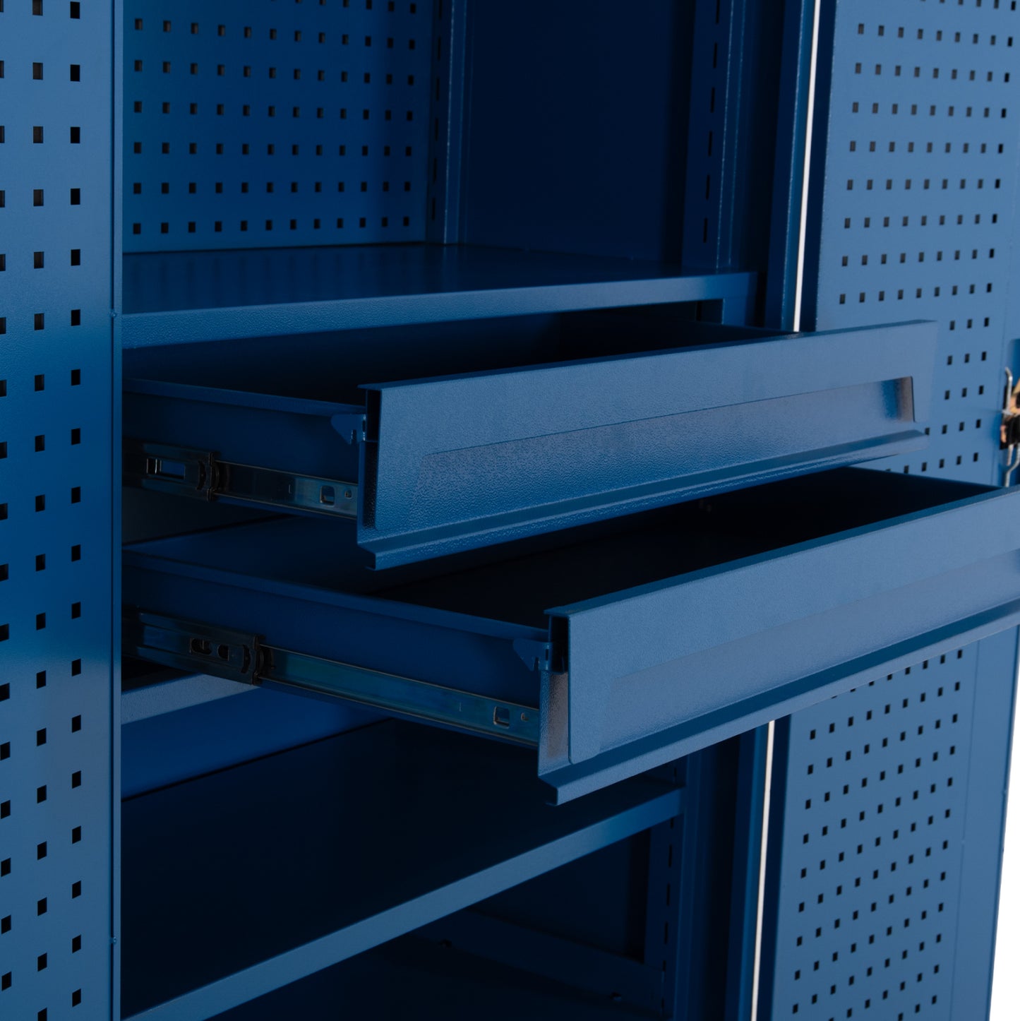 PROFESSIONAL HEAVY DUTY STORAGE CABINET BRUTE HM6639 METAL IN BLUE 100x50x180Hcm.