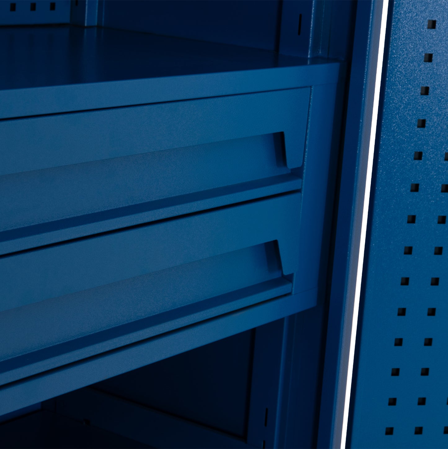 PROFESSIONAL HEAVY DUTY STORAGE CABINET BRUTE HM6639 METAL IN BLUE 100x50x180Hcm.