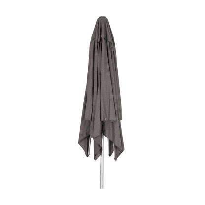 RPOFESSIONAL UMBRELLA 3x3m GLADELL HM6604.01 GREY SHADE-ANODIZED ALUMINUM